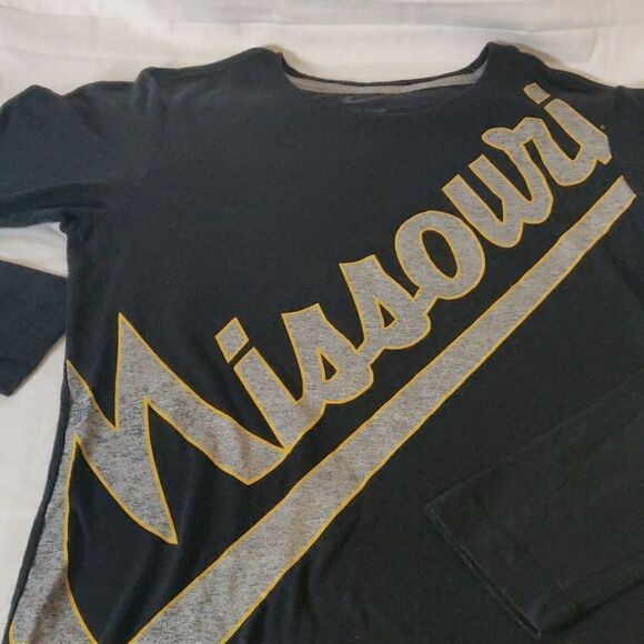 Mizzou‎ Nike Slim Fit Long Sleeve Tee Size M - Picture 3 of 8
